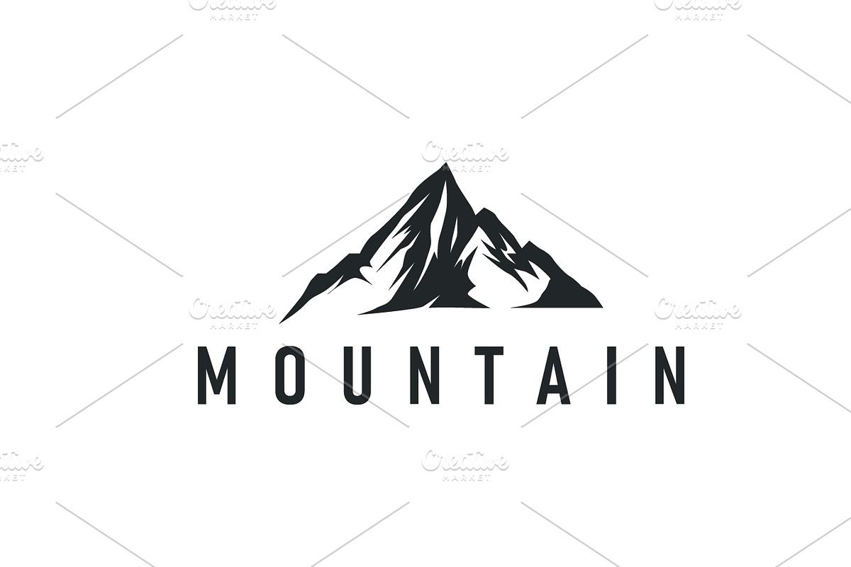vintage design simple mountain logo, a Branding & Logo Template by Maylianaw28
