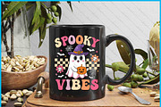 Groovy Spooky Ghost Pumpkin SVG PNG, an Object Graphic by Creativeusart (Thumbnail 3 of 4)