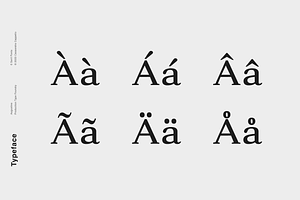 Augustine - A Strong Serif Typeface