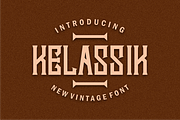 Kelassik font, a Serif Font by VectorCraft (Thumbnail 2 of 4)