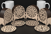 Boxed Mandala Coaster Set, an Object Graphic by ThemeXDigital (Thumbnail 1 of 9)