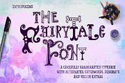 Fairy Tale Font with Extras, a Font by a Blond Moment (Thumbnail 1 of 6)