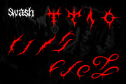 BloodThrone Gothic Metal Font, a Script Font by Art StoreID (Thumbnail 7 of 12)