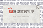 1585 Flowery initials, a Font by GLC Foundry (Thumbnail 1 of 2)