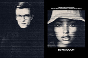 Bad Photocopy Square,Poster Effect, a Layer Style Add-On by iDoodle Studio (Thumbnail 1 of 4)