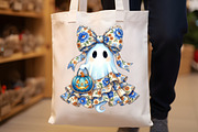 Coquette Halloween Ghost Png, a Work Illustration by Sublimation Artist (Thumbnail 8 of 9)