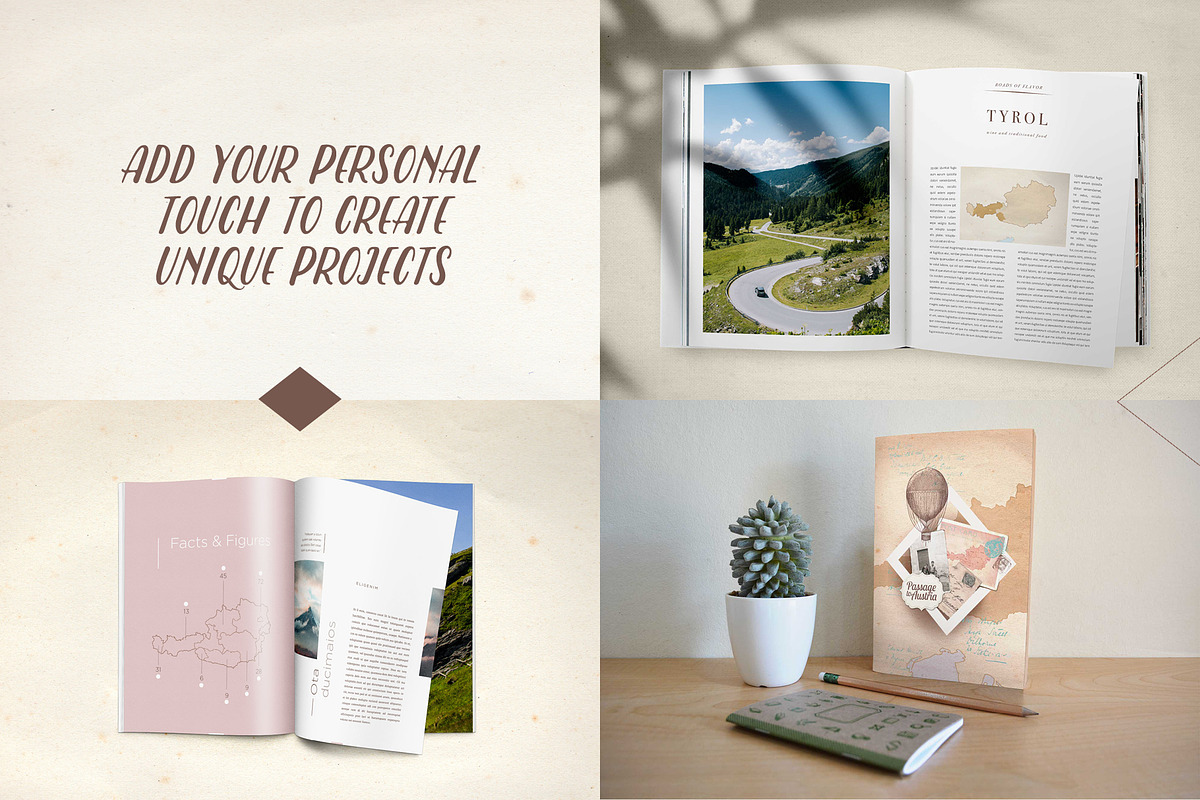 Le Tour du monde - Austria map, an Object Graphic by volume 1 visual design (Photo 3 of 20)