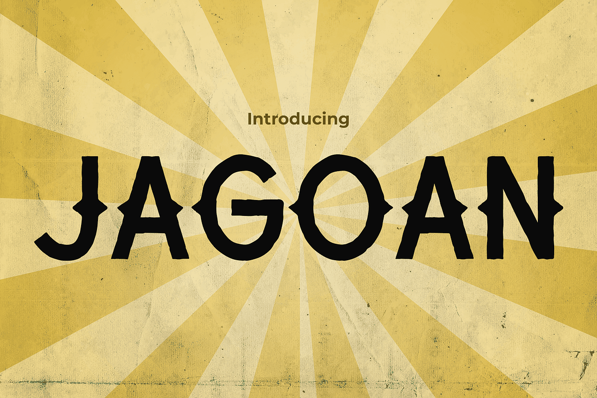 JAGOAN, a Sans Serif Font by TokoPress (Photo 1 of 10)
