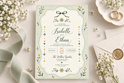 Cottagecore Floral Invitation Frames, a Background Graphic by by creative paper (Thumbnail 5 of 10)