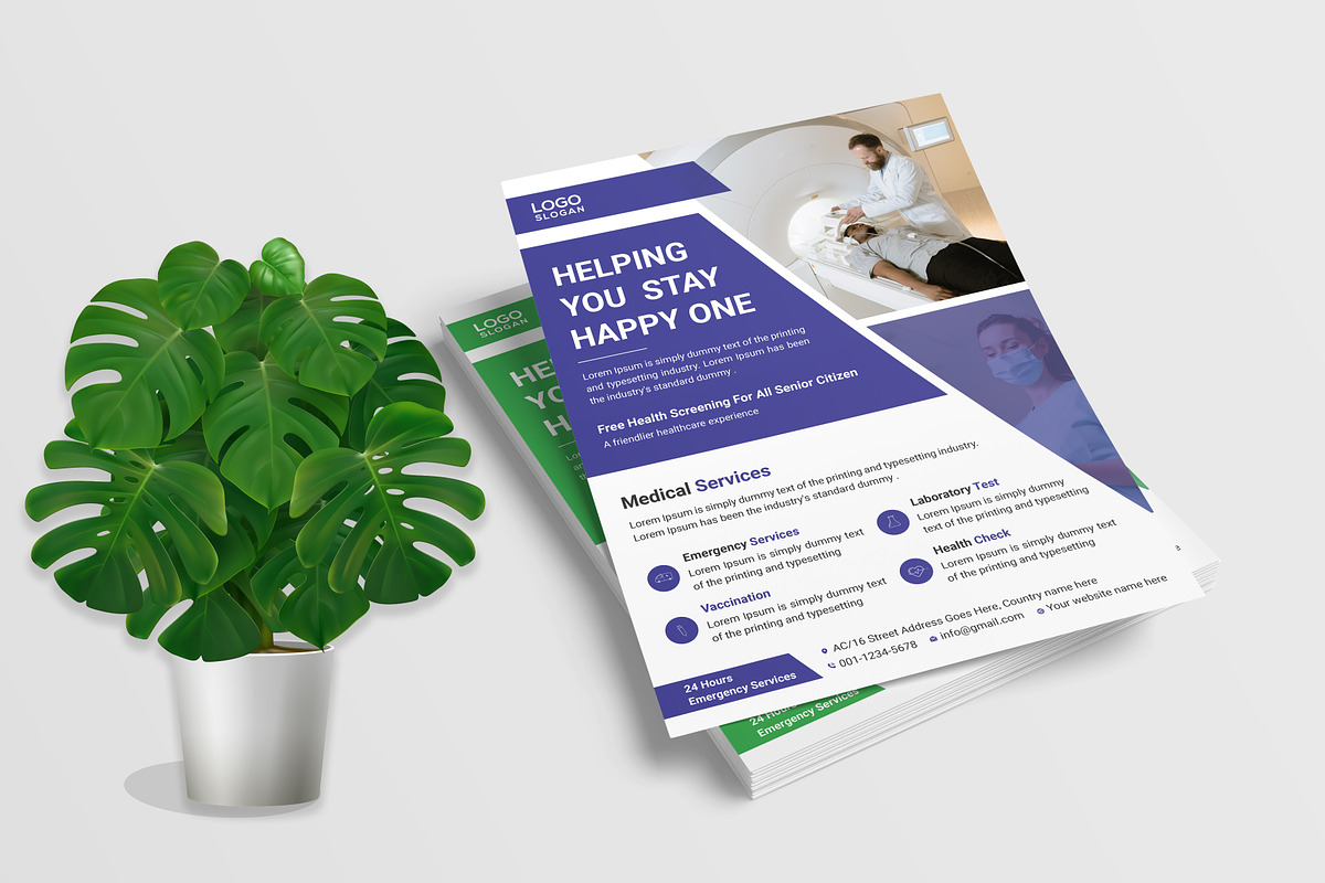 Healthcare Medical Flyer, a Flyer Template by Vectorzone (Photo 2 of 3)