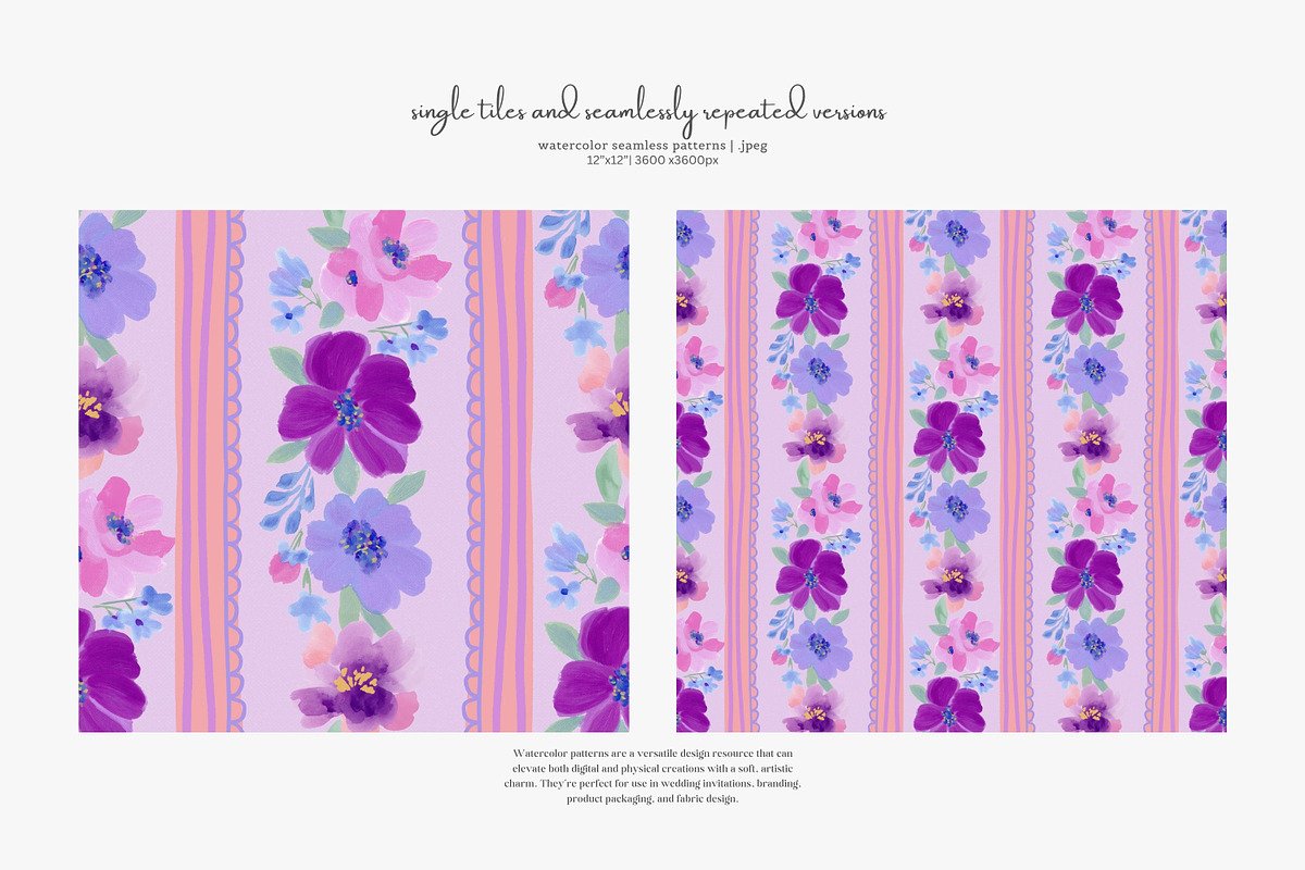 romantic seamless pattern set, a Pattern Graphic by Patishop Art (Photo 8 of 10)