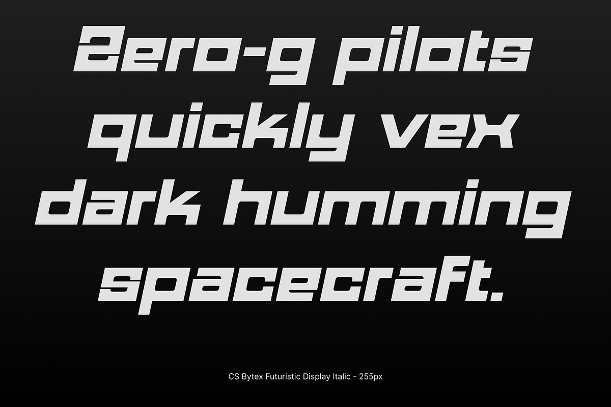 CS Bytex – Futuristic Font, a Sans Serif Font by Craft Supply Co. (Photo 5 of 8)