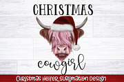 Christmas Heifer Sublimation Bundle, a Seasonal Illustration by RossiGalleria (Thumbnail 9 of 11)