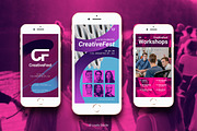 Creative Event Instagram Stories, a Social Media Template by Louds Studio (Thumbnail 2 of 5)