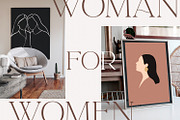 Woman for Women Abstract & line, an Illustration by Kate Macate (Thumbnail 7 of 9)