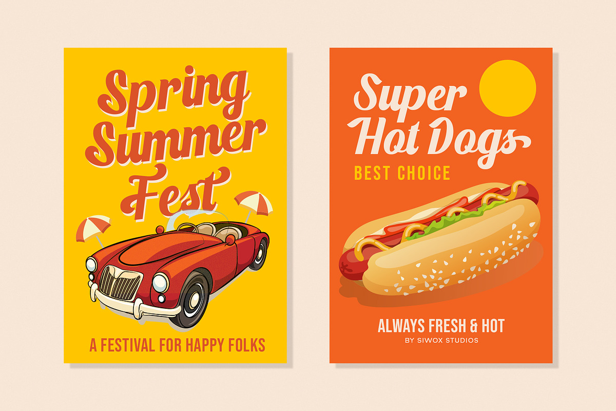 Flahilla - Bold Vintage Script, a Script Font by Siwox Studios (Photo 5 of 8)