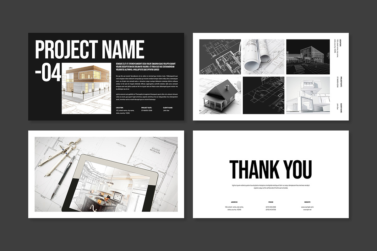 Architecture Portfolio Presentation, a Presentation Template by E-Type (Photo 6 of 6)