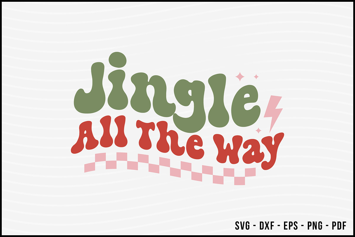 Groovy Christmas SVG Bundle 20 Desig, an Object Graphic by BeeCraftR (Photo 4 of 15)