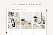 Avery Wix Studio Website Template, a Wix Template by Girl Boss From Home (Thumbnail 1 of 6)