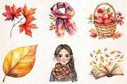 Watercolor Autumn Mood Clipart, an Illustration by Rose Art (Thumbnail 3 of 4)