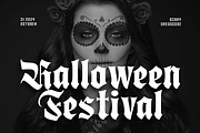 Bladge a Modern Blackletter Font, a Blackletter Font by Blankids Studio (Thumbnail 5 of 12)