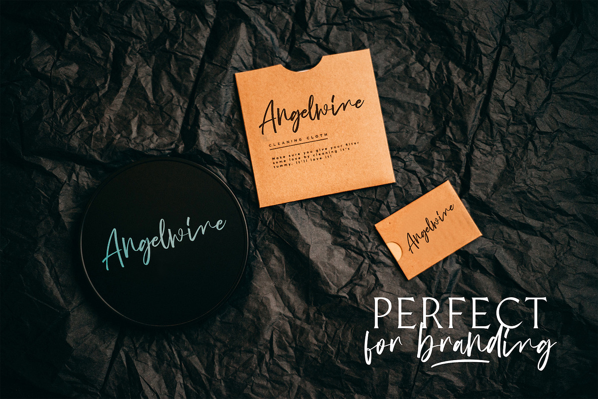 Angelwine - Handwritten Font preview 5