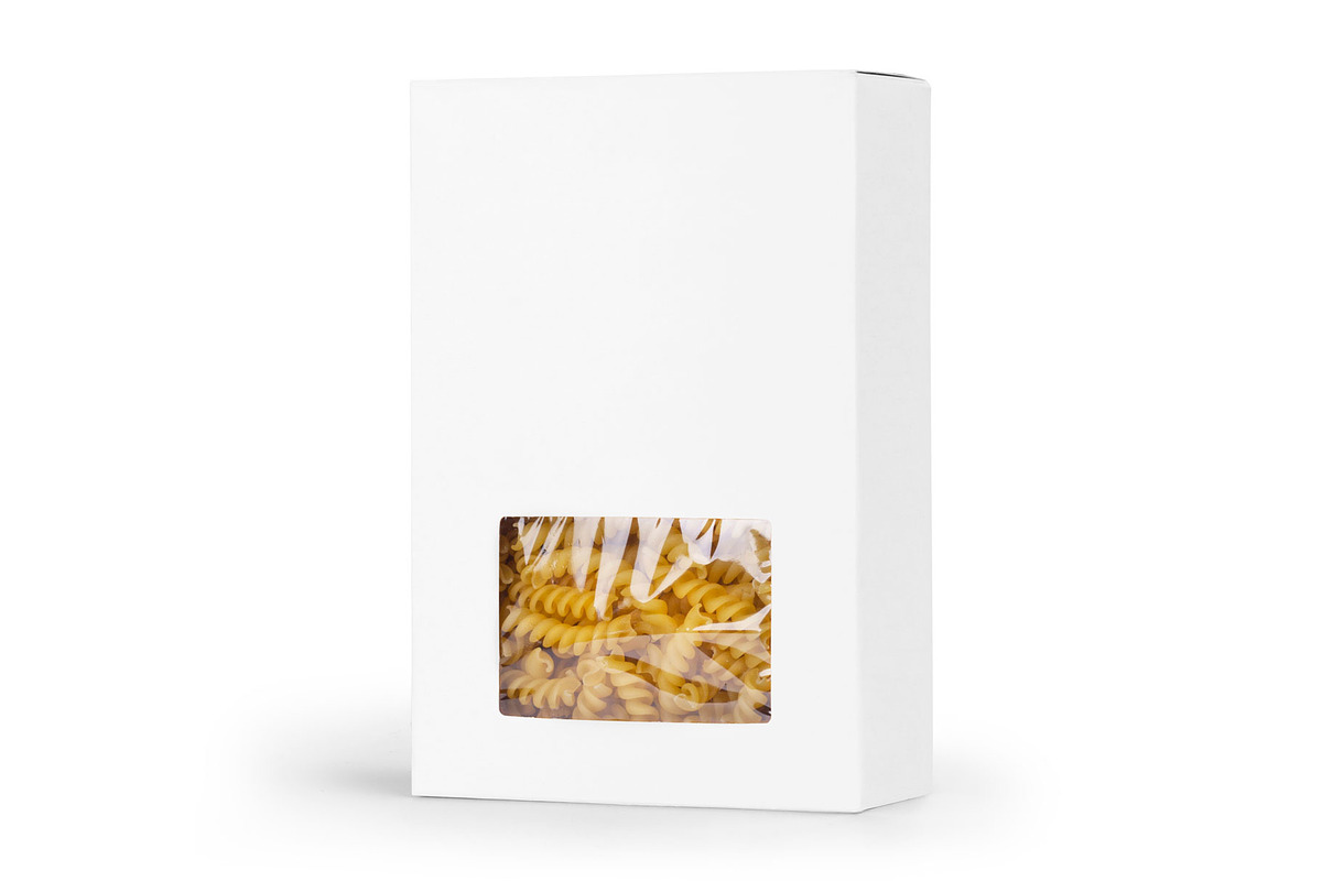 Paper Box with Spiral Pasta Mockup, a Packaging Mockup by Green Art (Photo 3 of 5)