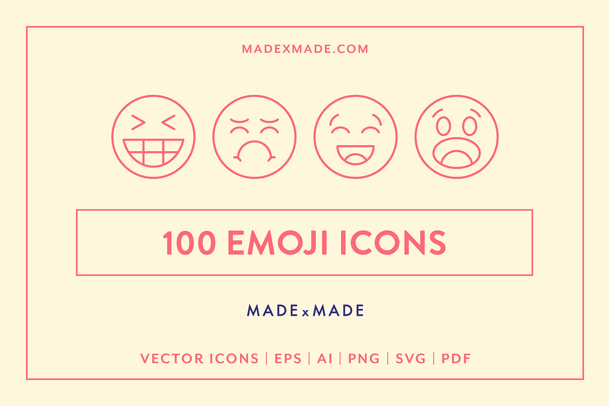 Emoji Icons, an Emoji Icon by Made by Made (Photo 1 of 7)