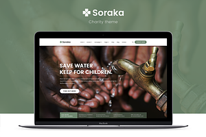 Soraka - Material Design Charity PSD