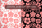 Sakura blossom seamless pattern, a Pattern Graphic by Natalyon (Thumbnail 1 of 3)