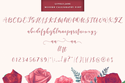 lovely Jane||Modern calligraphy font, a Script Font by Quothron (Thumbnail 5 of 6)