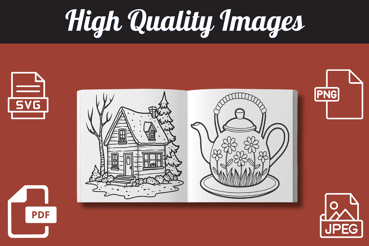 Cozy Winter Coloring Book, an Education Illustration by Ammar Arts (Photo 2 of 2)