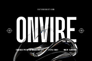 Onvire | Family Condensed Font, a Sans Serif Font by ClevUs (Thumbnail 1 of 10)
