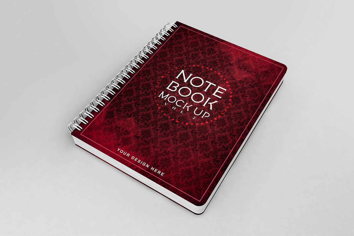 Notebook Mockup Vol 2, a Print Template by Honnum Graphic Art (Photo 6 of 12)