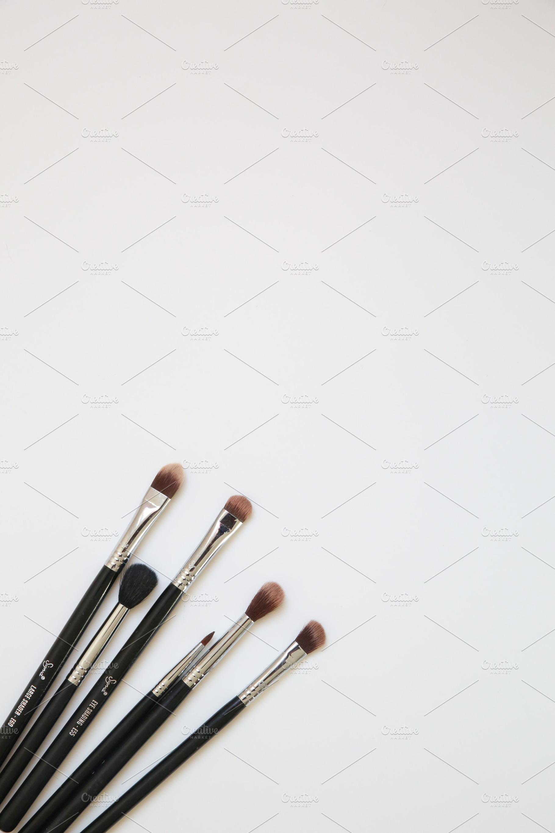 Makeup brush collection 10 featuring makeup, beauty, and salon, a Beauty & Fashion Photo by ACP Stock