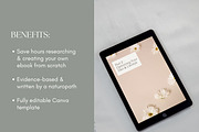 Perimenopause Ebook Canva Template, a Presentation Template by Naturopath Hub (Thumbnail 6 of 9)