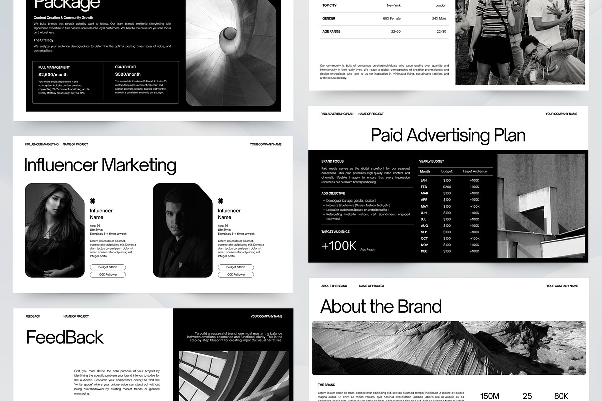 Minimalist Marketing Pitch Deck, a Presentation Template by Pani Temp. (Photo 4 of 14)