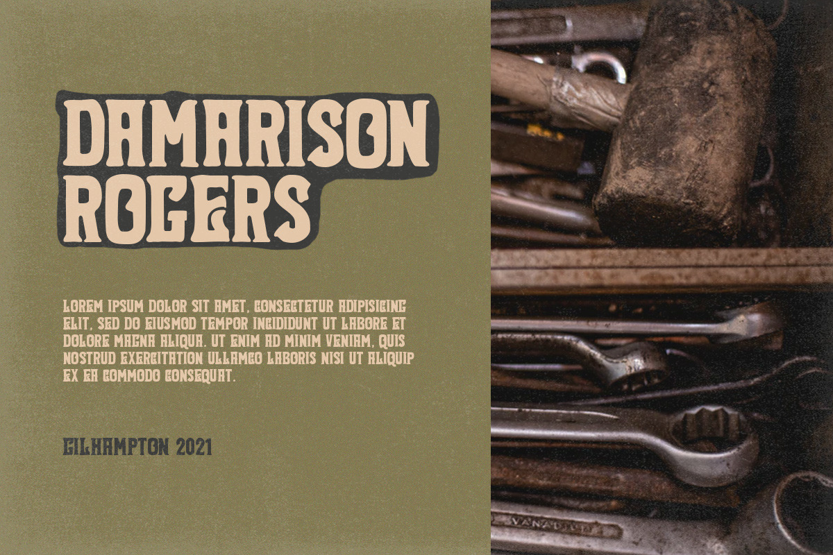 Gilhampton - Organic Typeface, a Sans Serif Font by Rillatype (Photo 5 of 8)