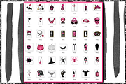 Cute Halloween Clipart set, an Illustration by The GG Shop (Thumbnail 2 of 9)