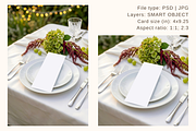Chartreuse Wedding Menu Mockup, an Advertising Mockup by Serenefeeling (Thumbnail 5 of 8)