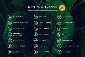 Eco-Friendly Logo & Icon Bundle