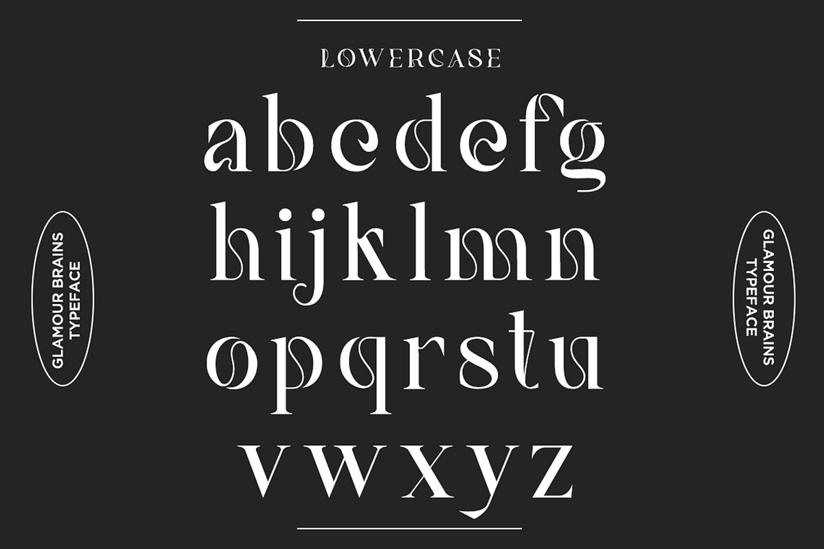 GLAMOUR BRAINS - By Haksen, a Serif Font by Haksen (Photo 11 of 17)