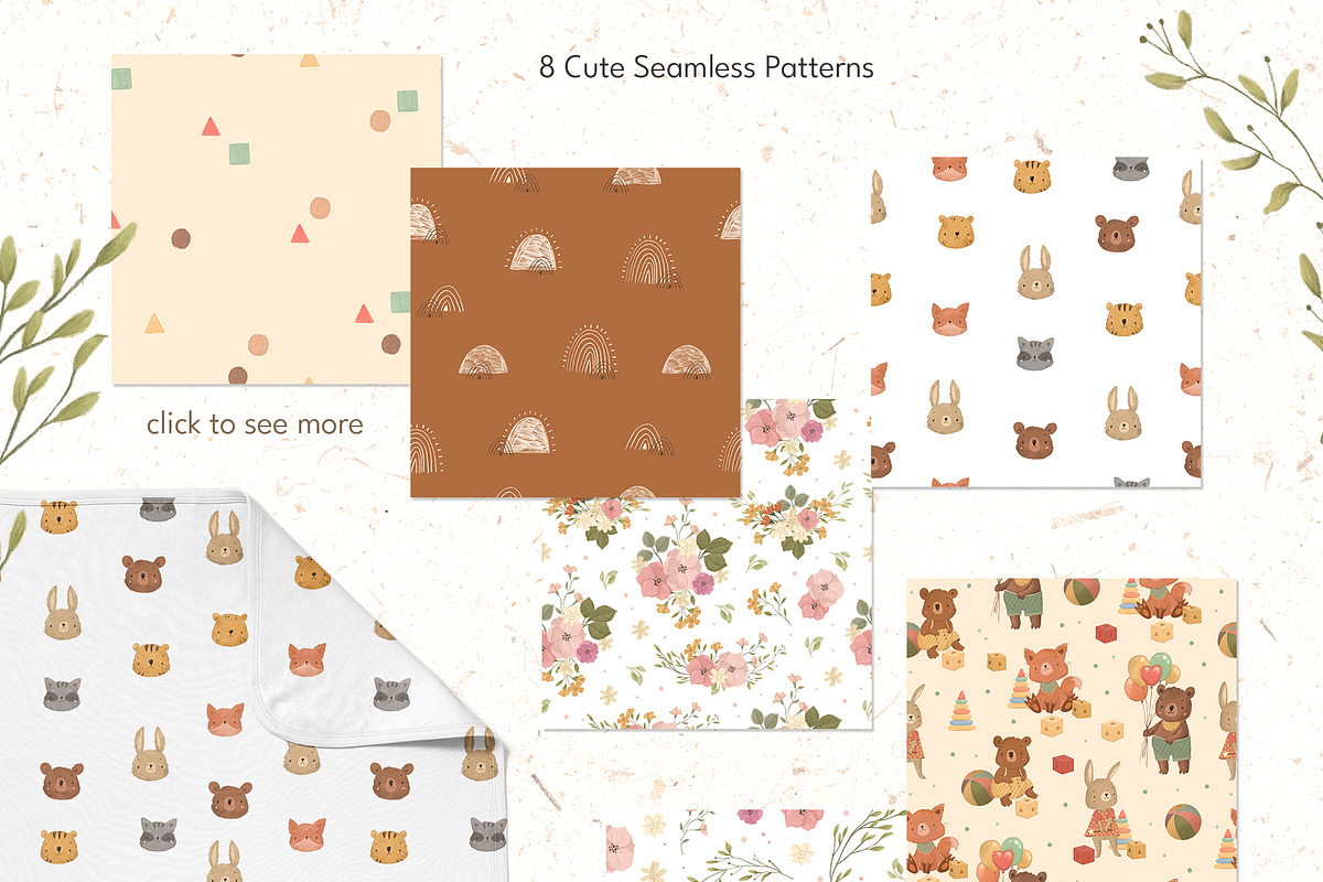 Baby Animals. Animals characters, an Animal Illustration by Lesya Skripak (Photo 8 of 8)