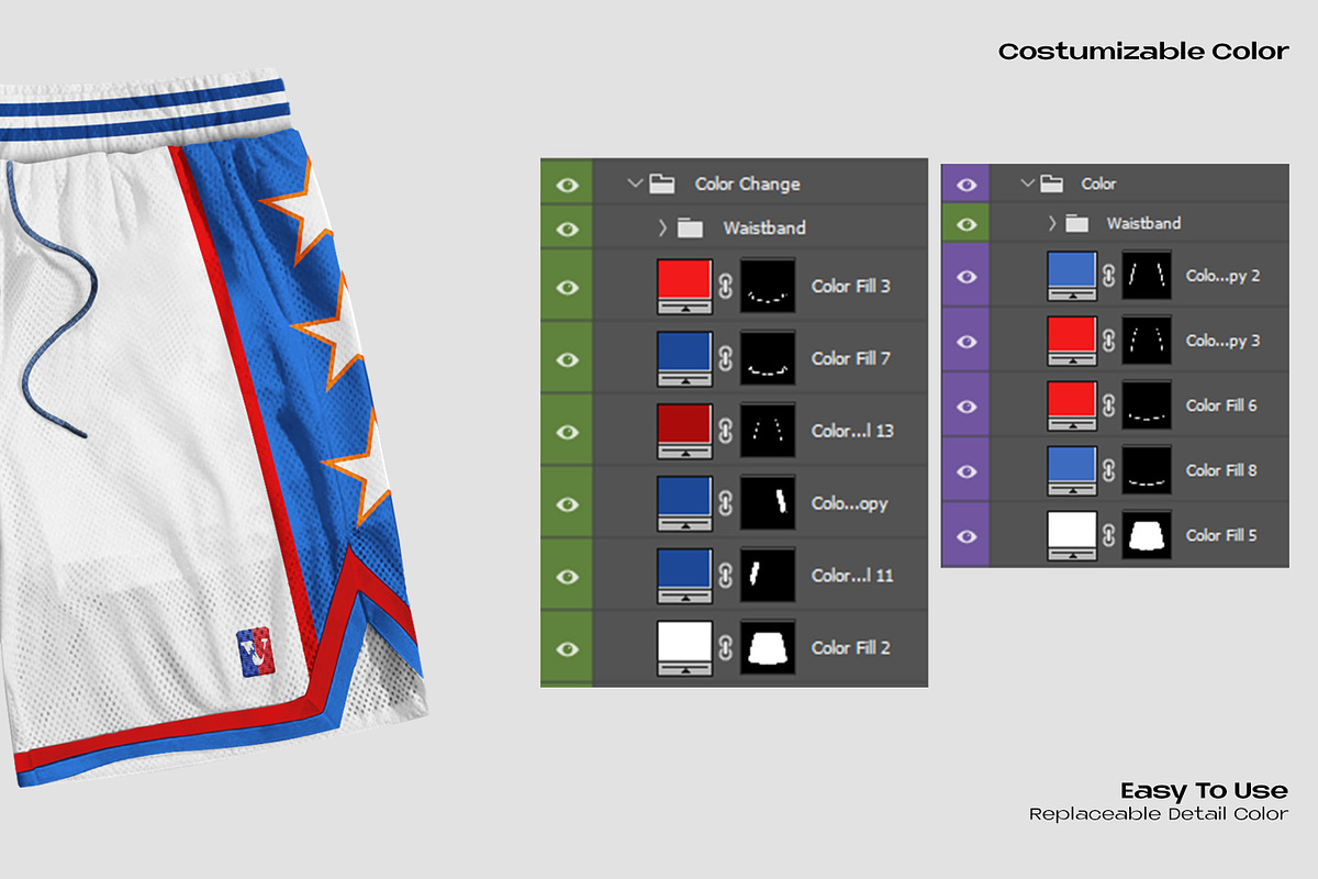 BASKETBALL SHORT MOCKUP, an Apparel Mockup by Voyage Studio (Photo 4 of 4)