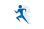 Running man. Sumbol, an Outline Icon by RODINA (Thumbnail 1 of 3)