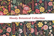 Moody Botanical Digital Paper Pack, a Pattern Graphic by Happy Creators Co. (Thumbnail 4 of 7)