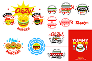 Crazy Burgers Vector Illustrations, an Education Illustration by dimpo ⚡️ ART ® (Thumbnail 4 of 7)