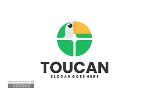 Toucan Simple Mascot Logo, a Branding & Logo Template by ivan_artnivora