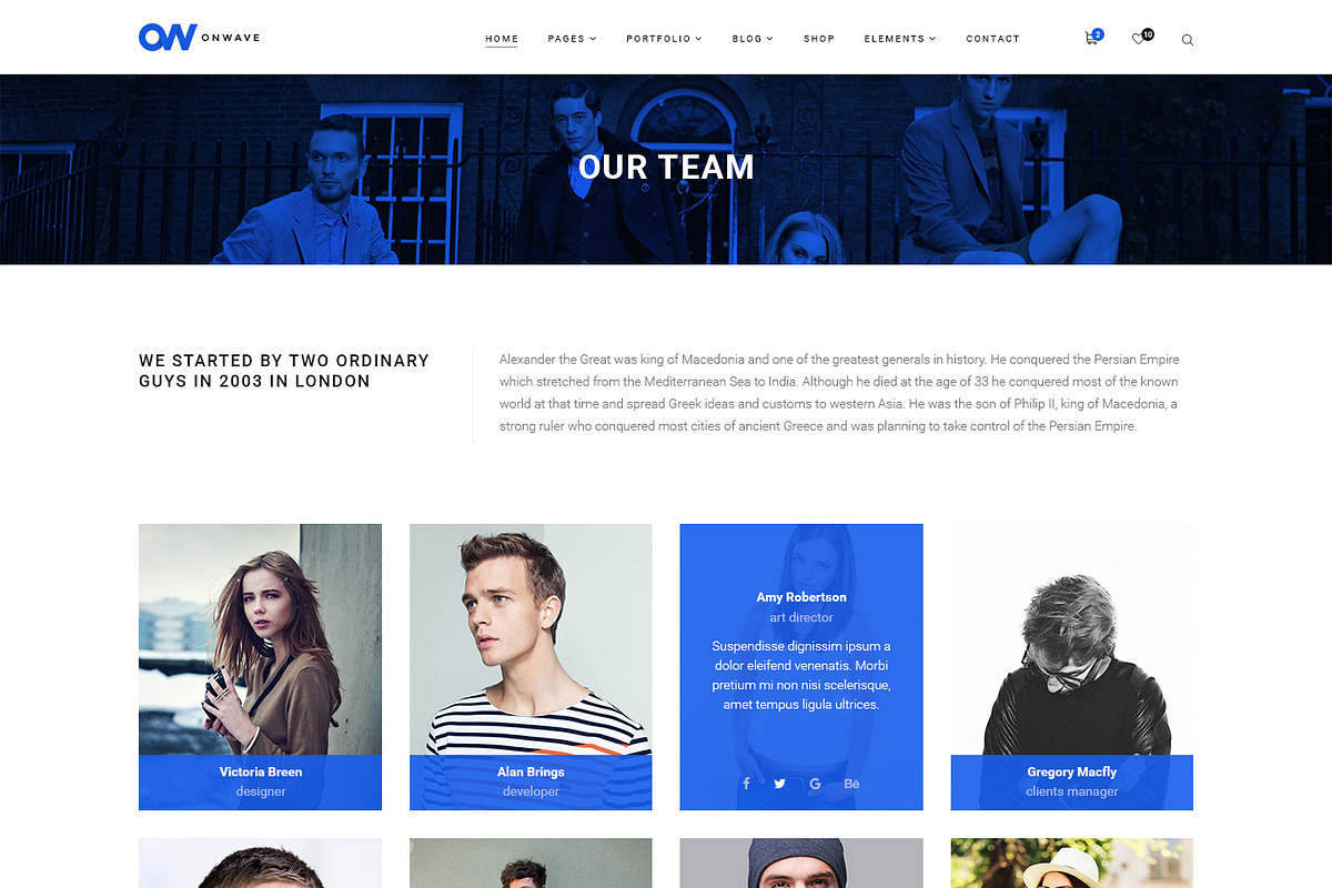 OnWave — Multipurpose PSD Template, a Websites & App Template by ScienteCraft (Photo 8 of 51)