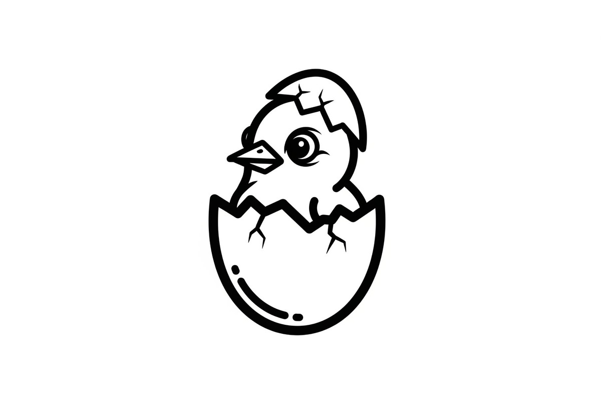 Cute Easter Chick Hatch Vector Bundl, an Illustration by jahid234 (Photo 31 of 51)